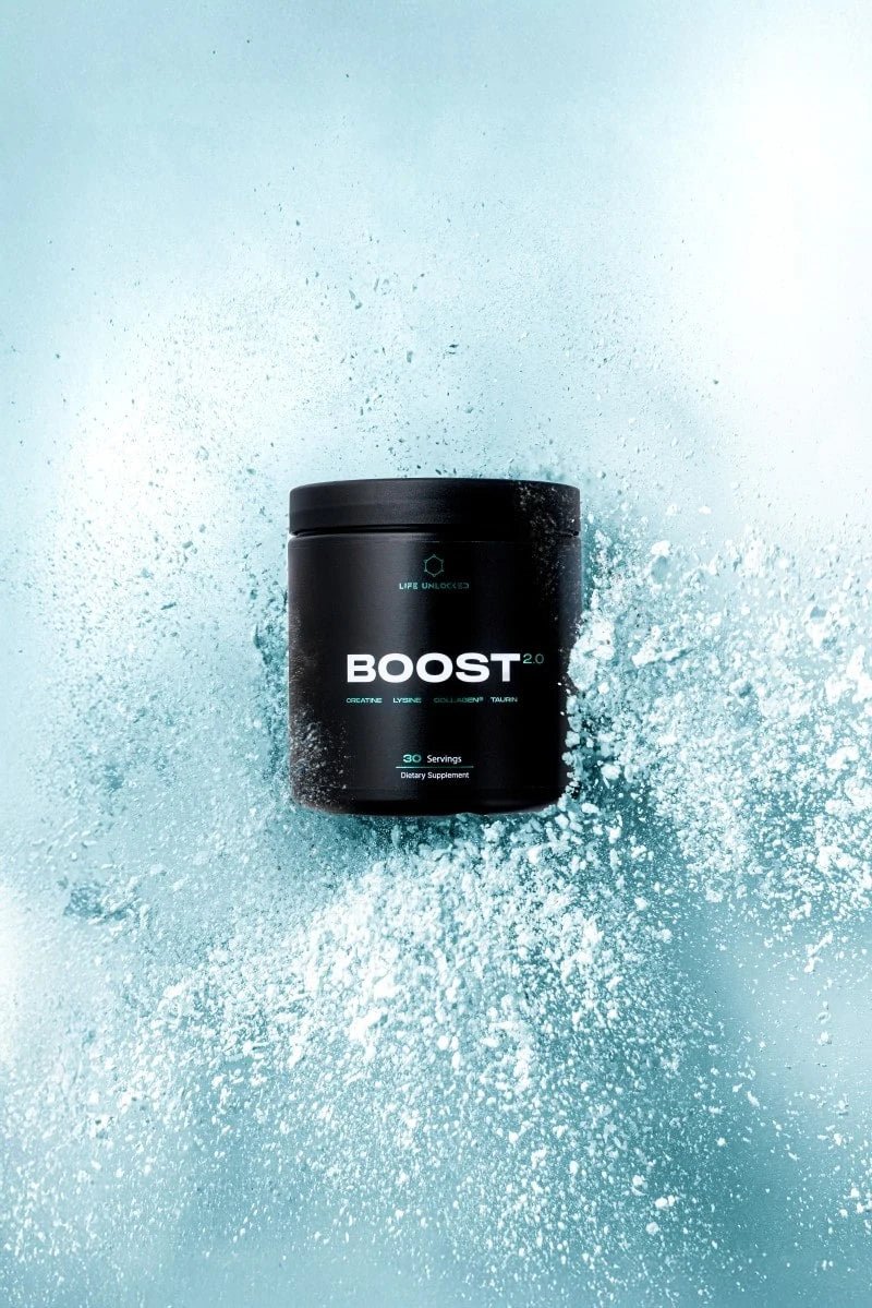 BOOST 2.0 Creatine + Taurin + Lysine + Collagen + B9 - LifeUnlocked