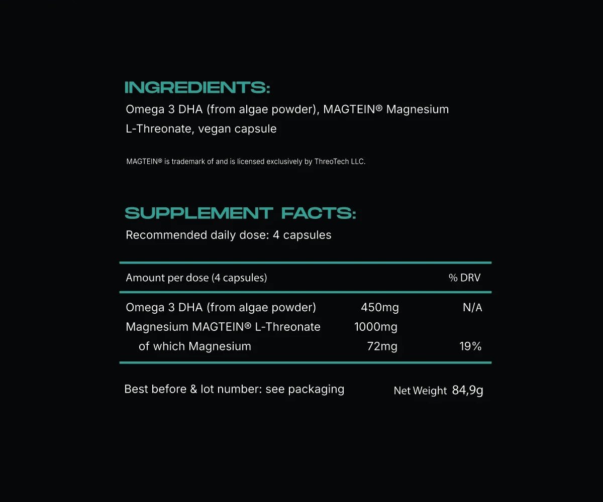 MindBoss Omega 3 DHA & Magtein - LifeUnlocked